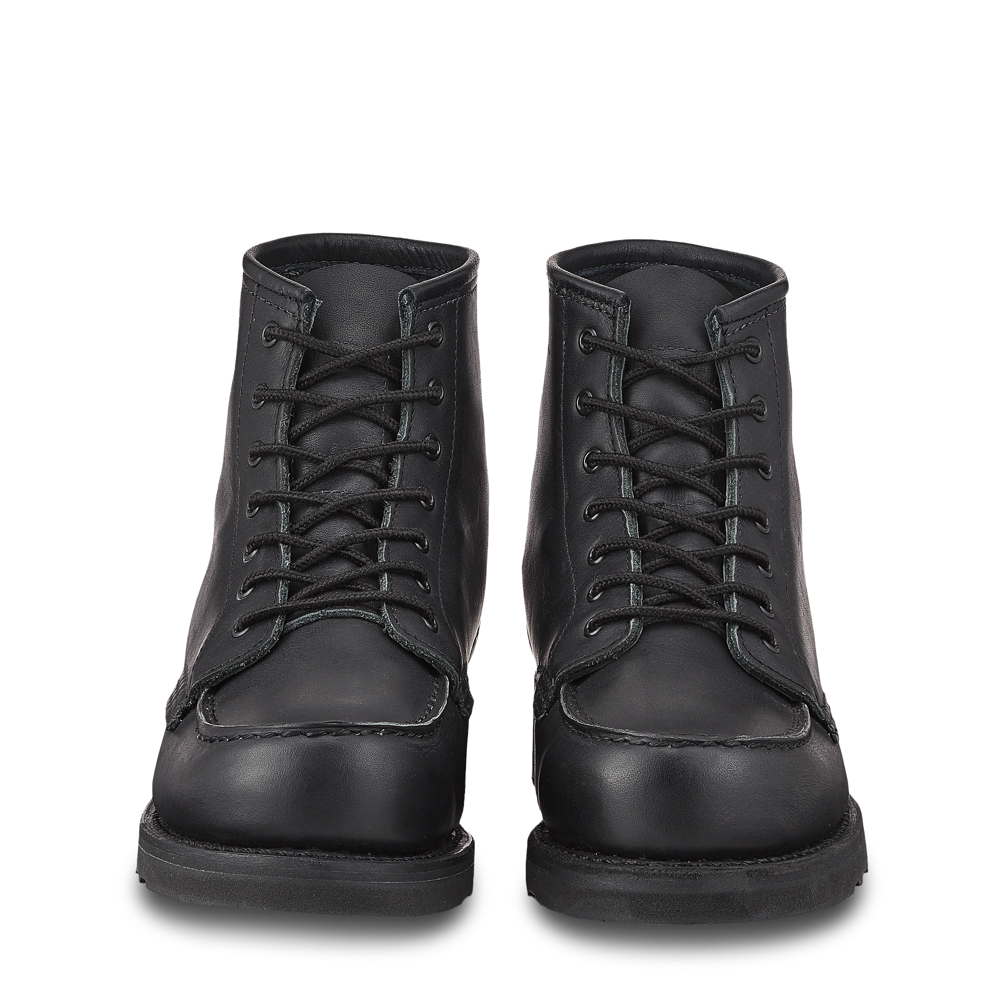 Black Boundary Boots 3380 for Her: Classic 6-Inch Moc Toe, Effortlessly Cool